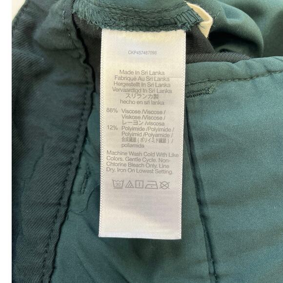 Madewell Drapey Pleated Wide-Leg Retro Slouchy Trouser Pants Dark Smoke - Size 0 - Picture 10 of 13